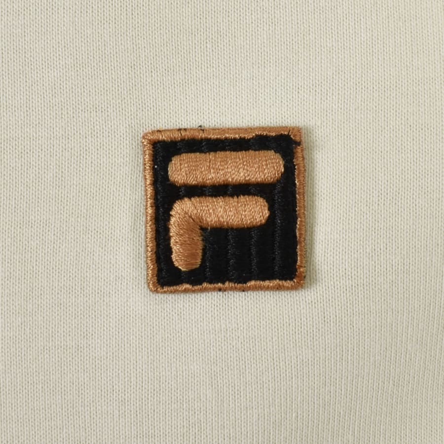 Cream fila shirt cheap